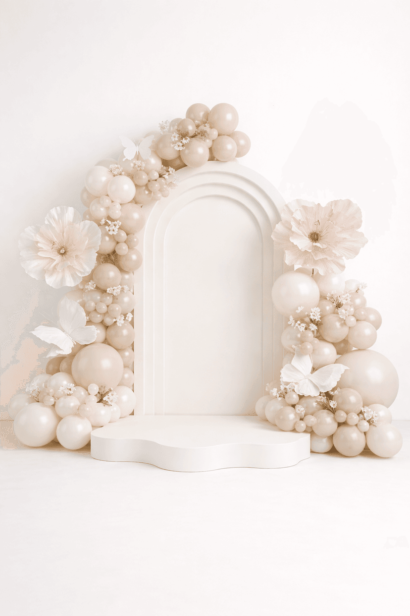 Flower pastel decoration