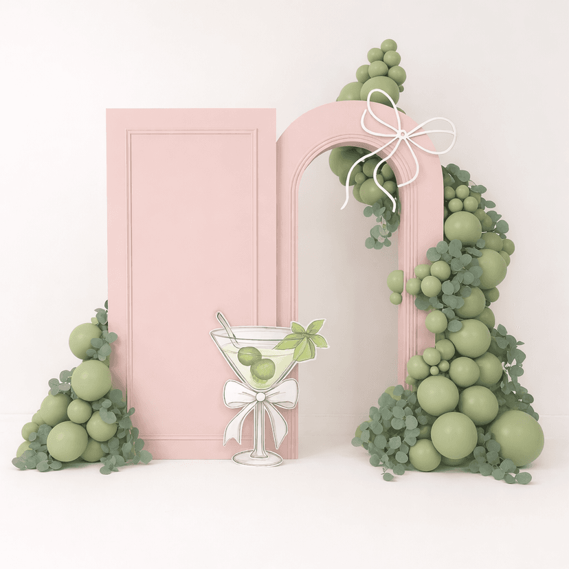 Pink and green classy setup