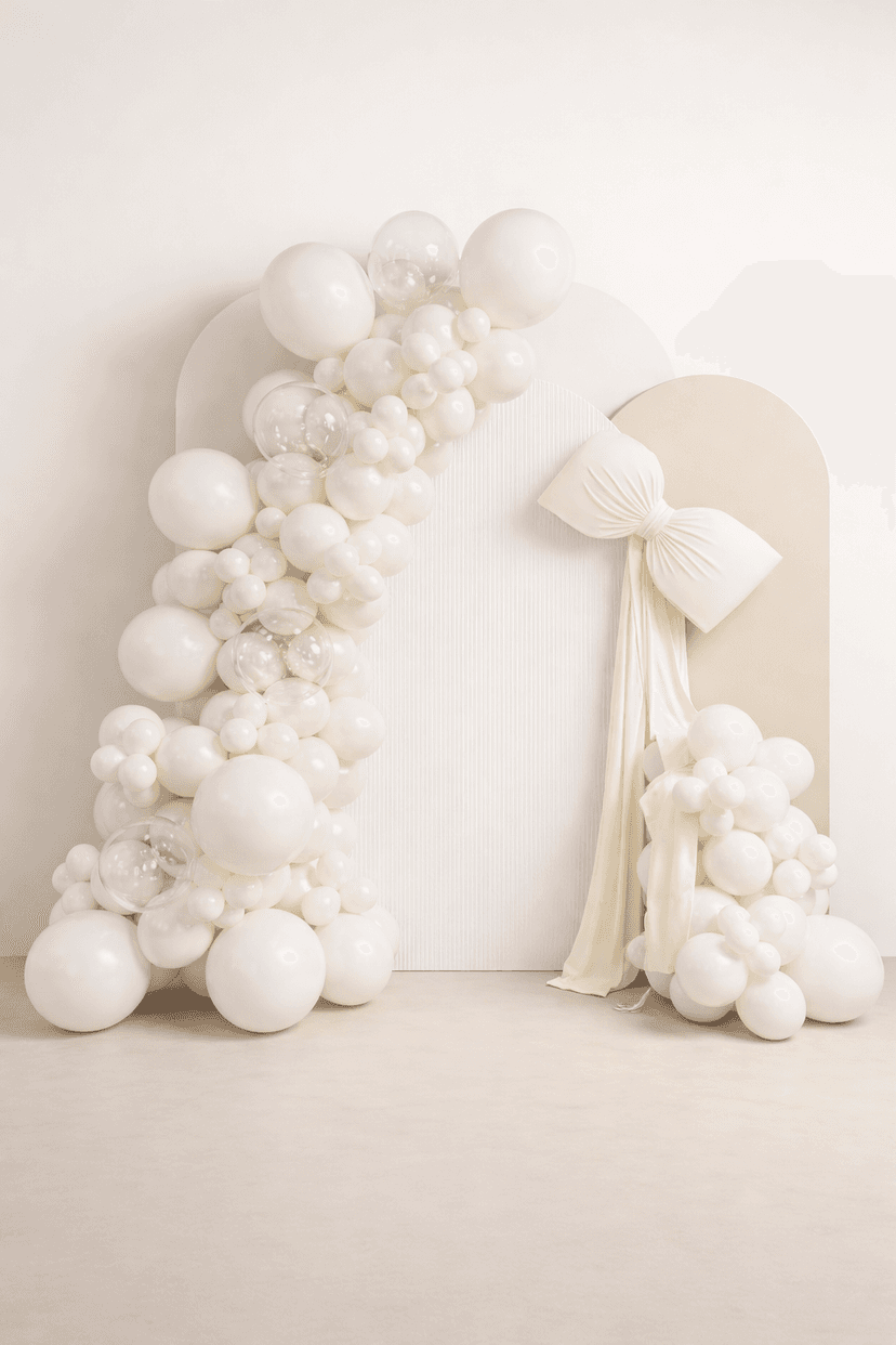 Double backdrop classy decoration